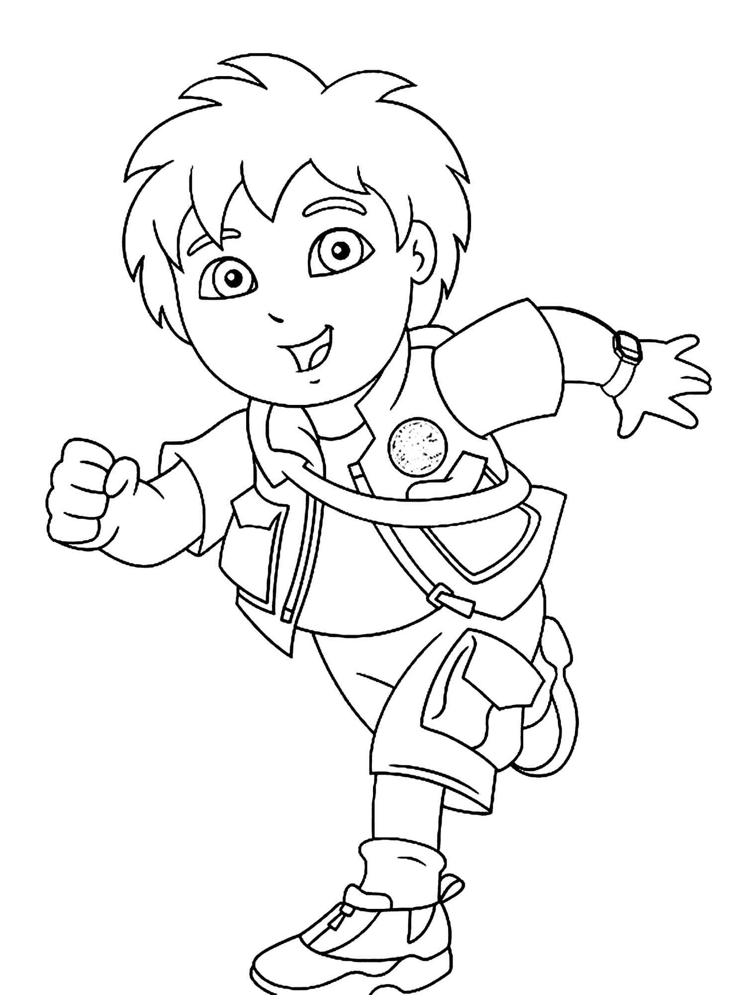 Diego 4 coloring page