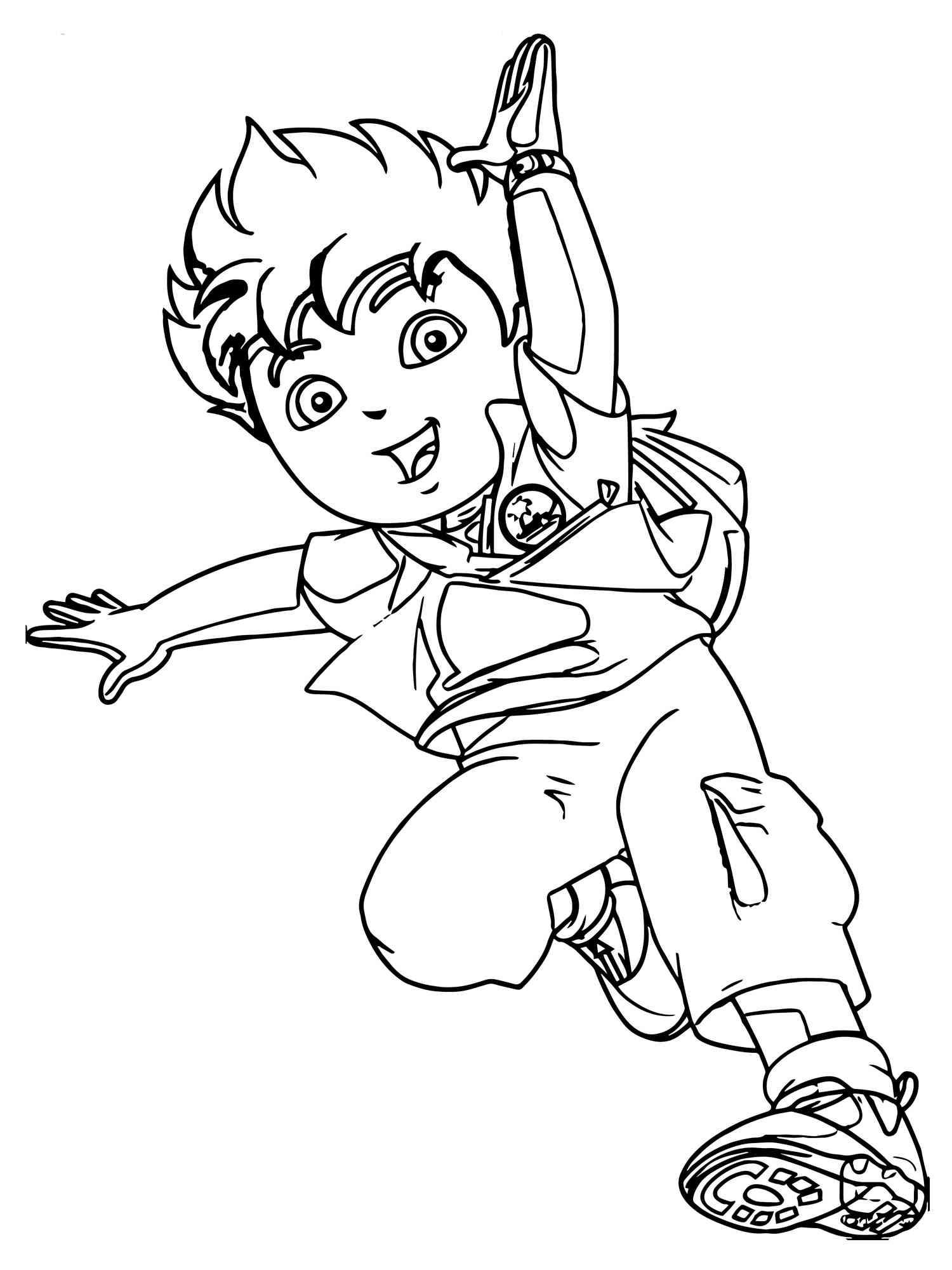 Diego 6 coloring page