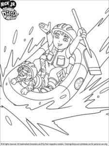 Diego 9 coloring page