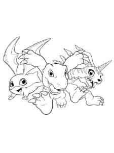 Digimon 1 coloring page