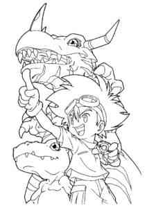 Digimon 12 coloring page