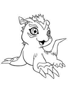 Digimon 14 coloring page