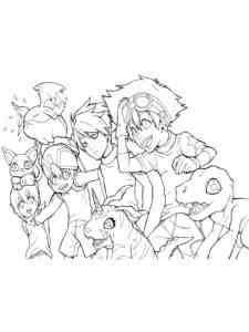 Digimon 21 coloring page