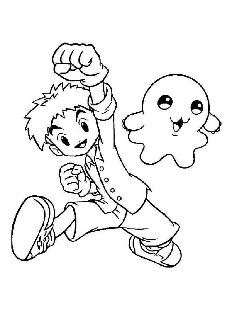 Digimon 22 coloring page