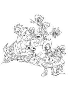 Digimon 23 coloring page