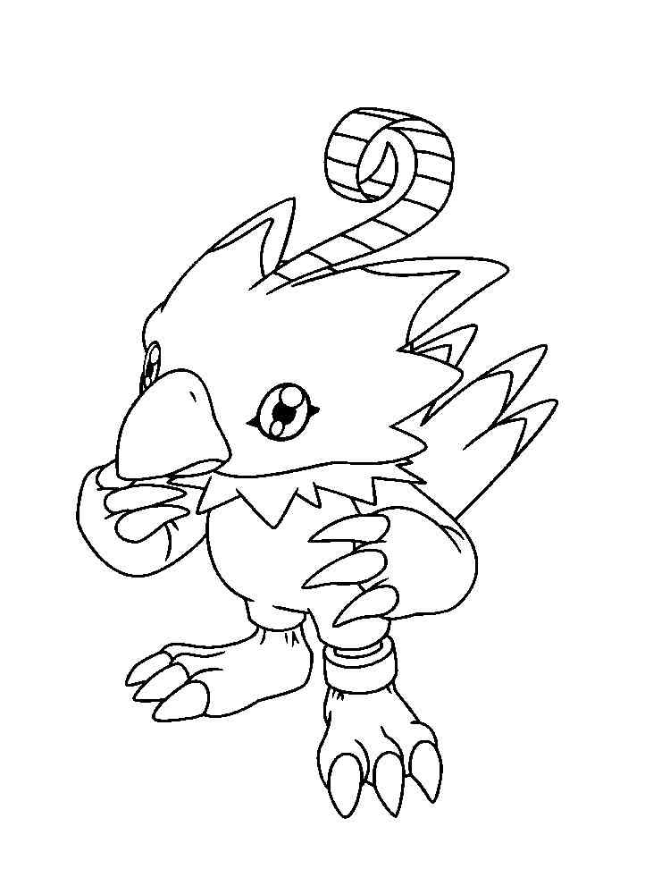 Digimon 3 coloring page