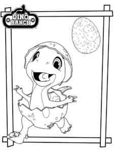 Dino Ranch 3 coloring page