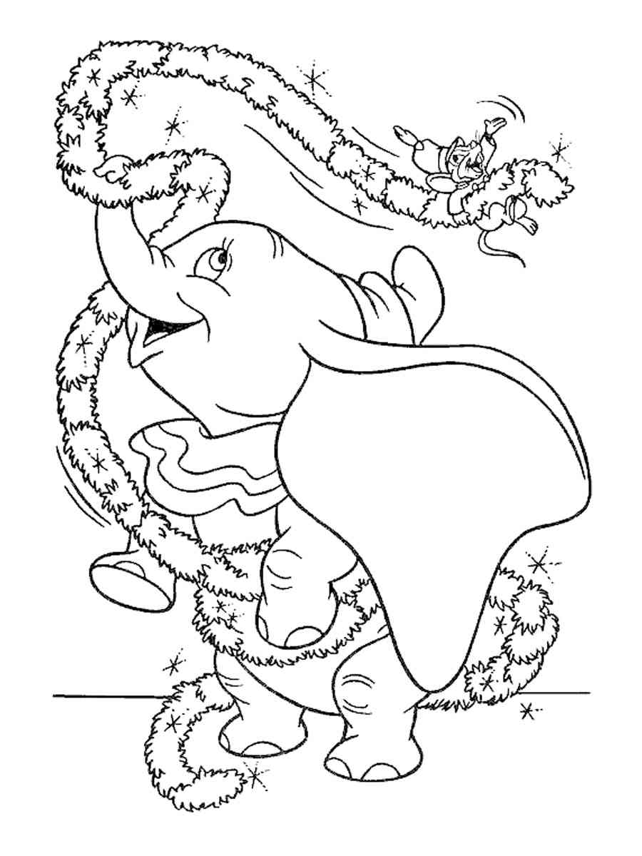 Disney Christmas 11 coloring page