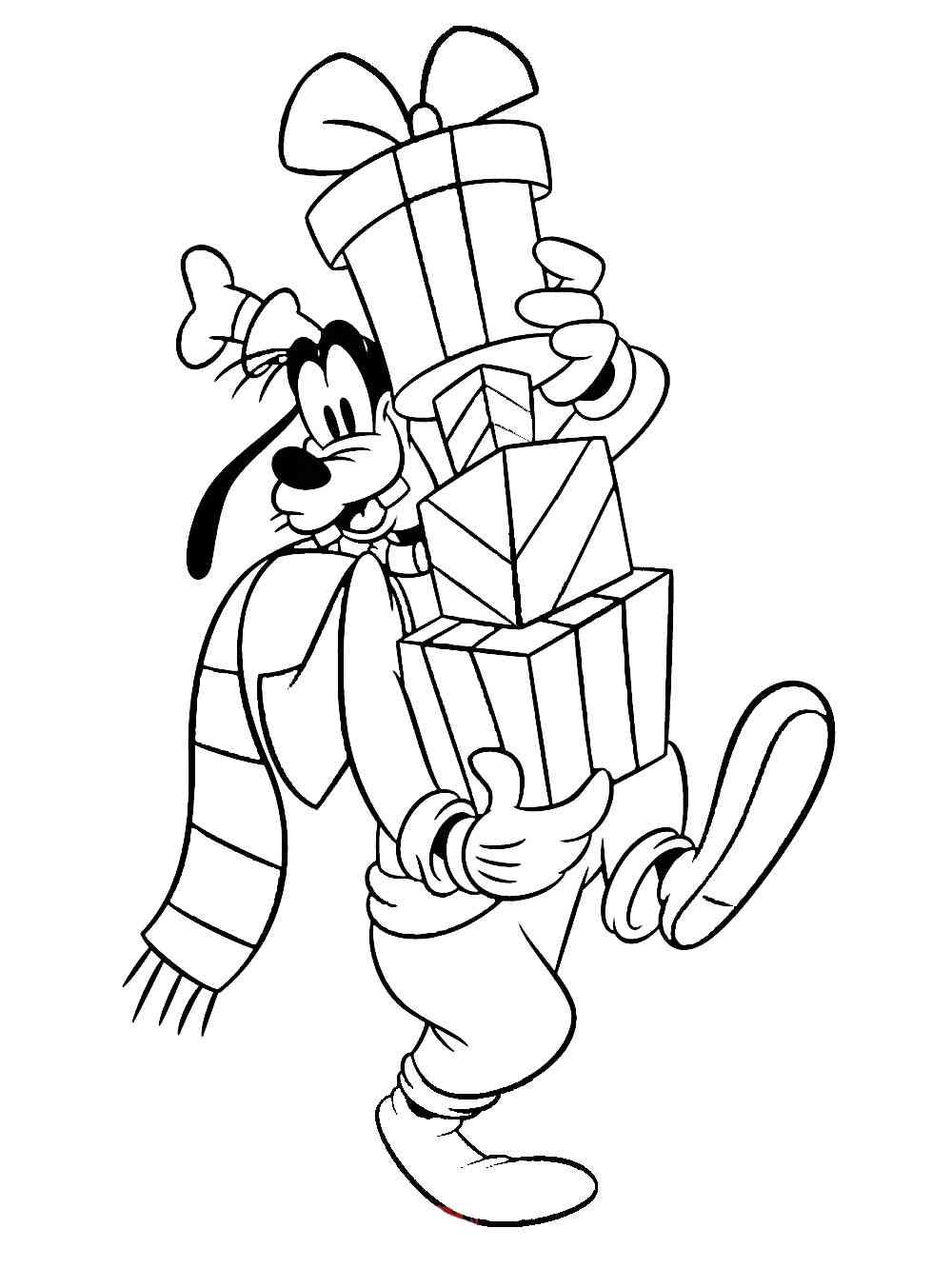 Disney Christmas 12 coloring page