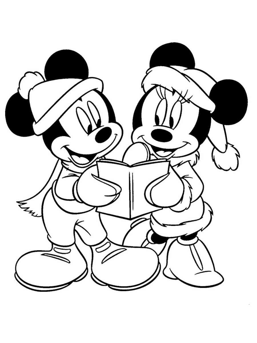 Disney Christmas 13 coloring page
