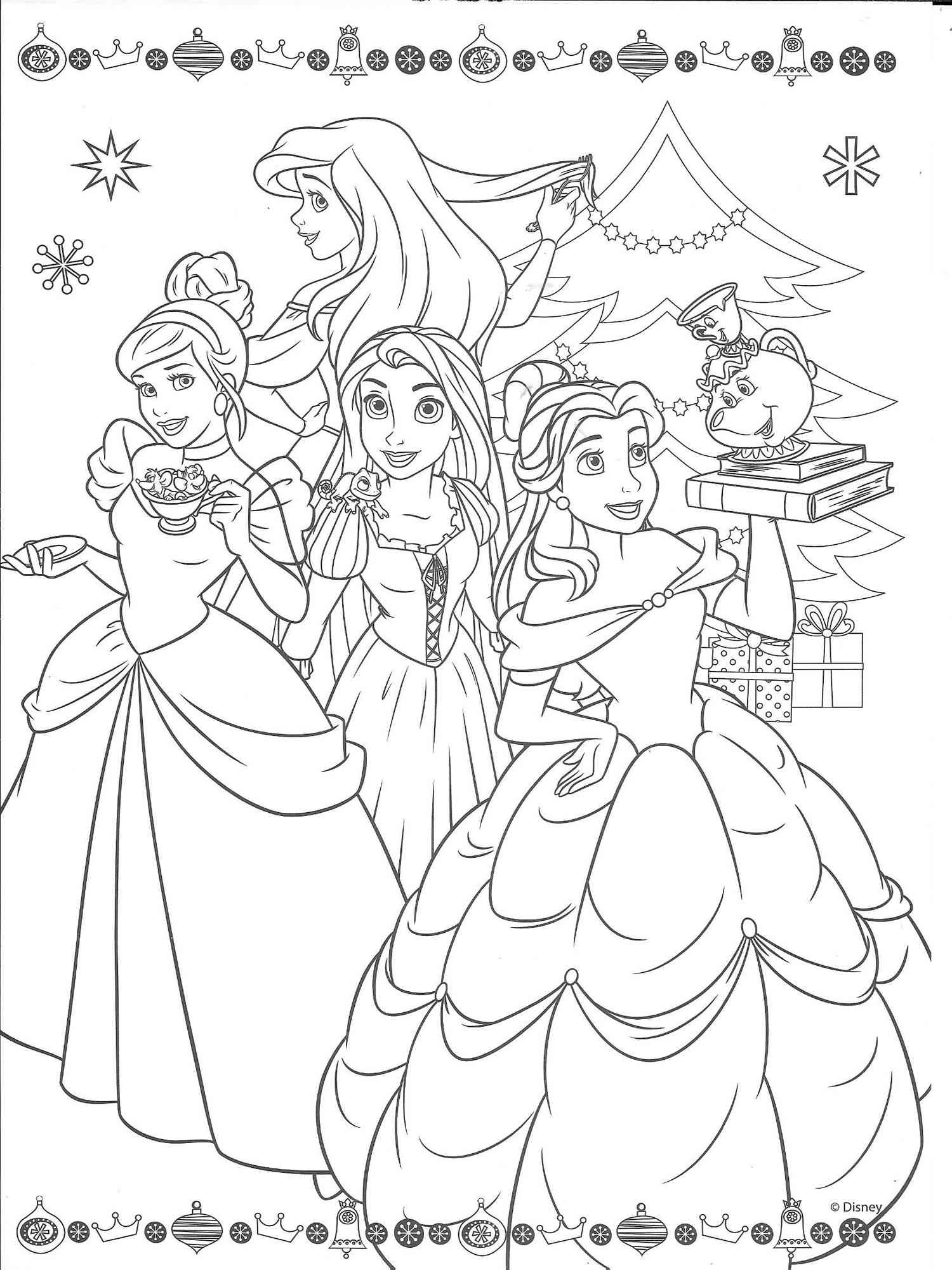 Disney Christmas 16 coloring page
