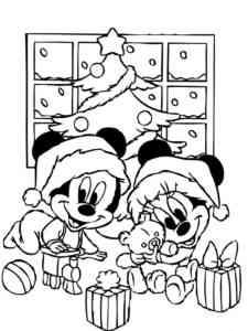 Disney Christmas 21 coloring page