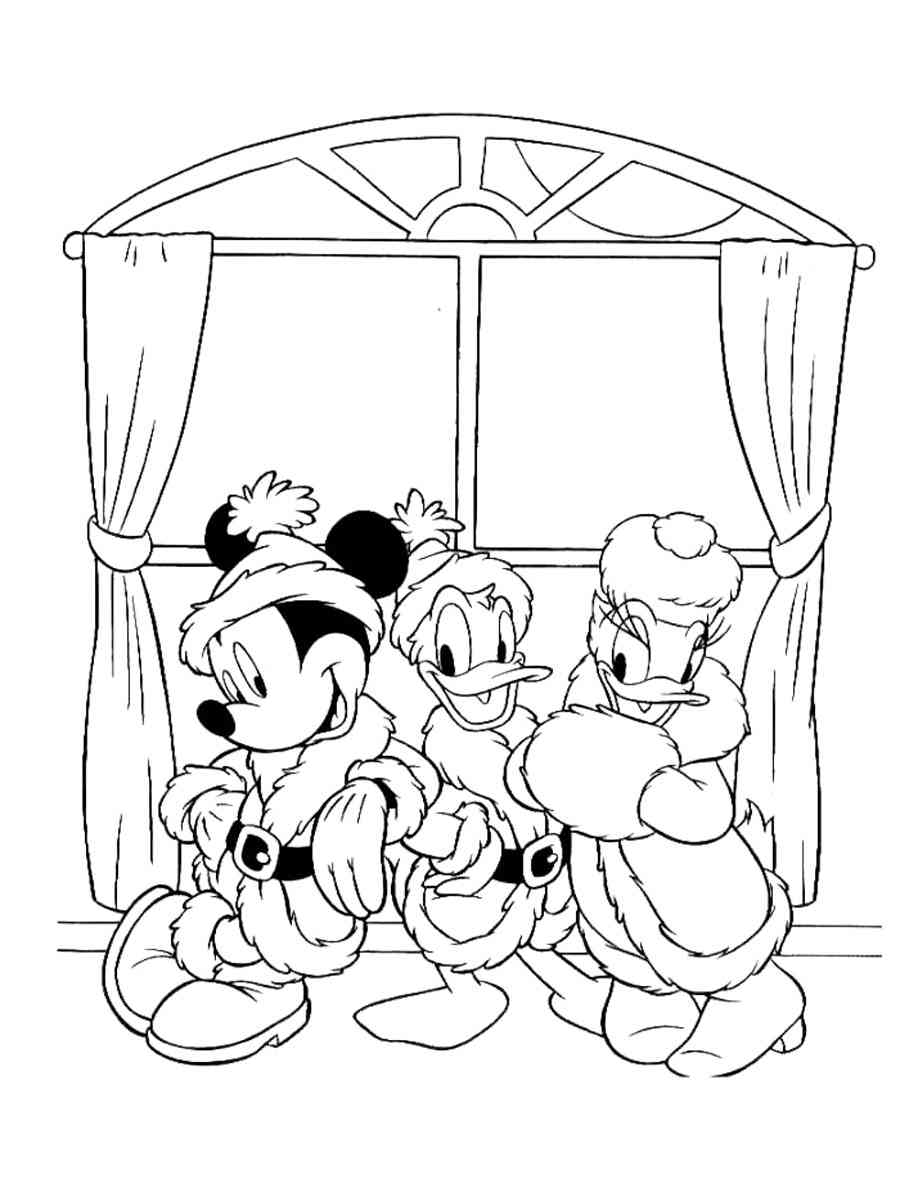 Disney Christmas 22 coloring page