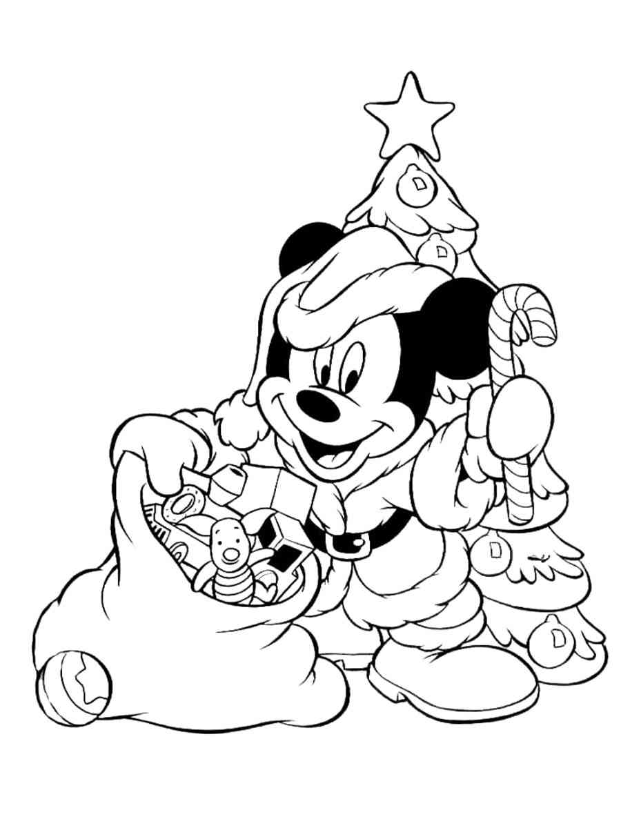 Disney Christmas 24 coloring page