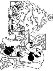 Disney Christmas 29 coloring page