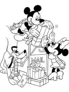 Disney Christmas 32 coloring page