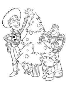 Disney Christmas 35 coloring page