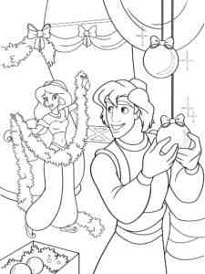 Disney Christmas 36 coloring page