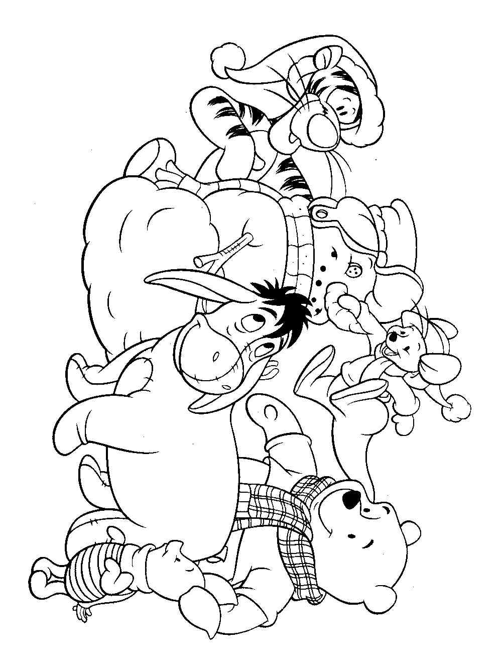 Disney Christmas 8 coloring page