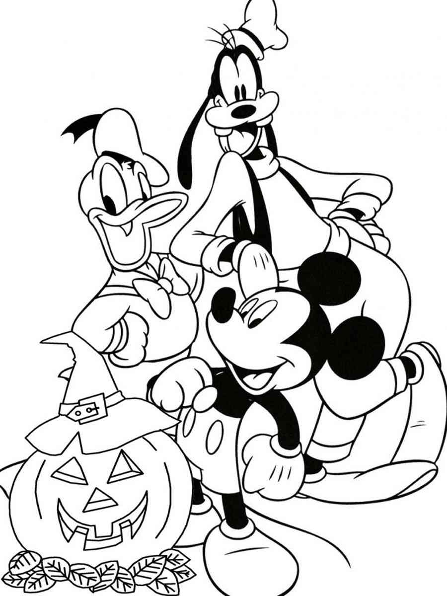 Disney Halloween 10 coloring page