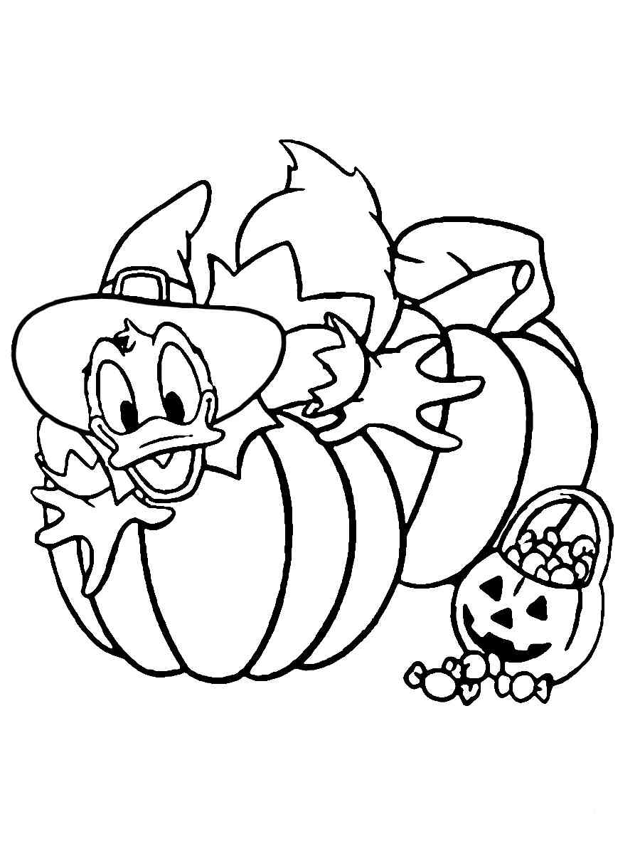 Disney Halloween 19 coloring page