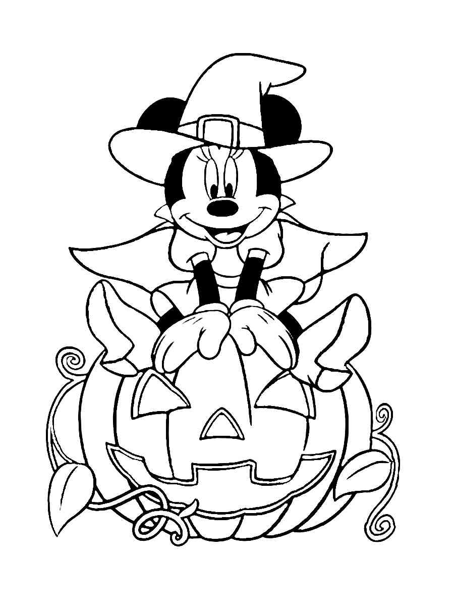 Disney Halloween 20 coloring page