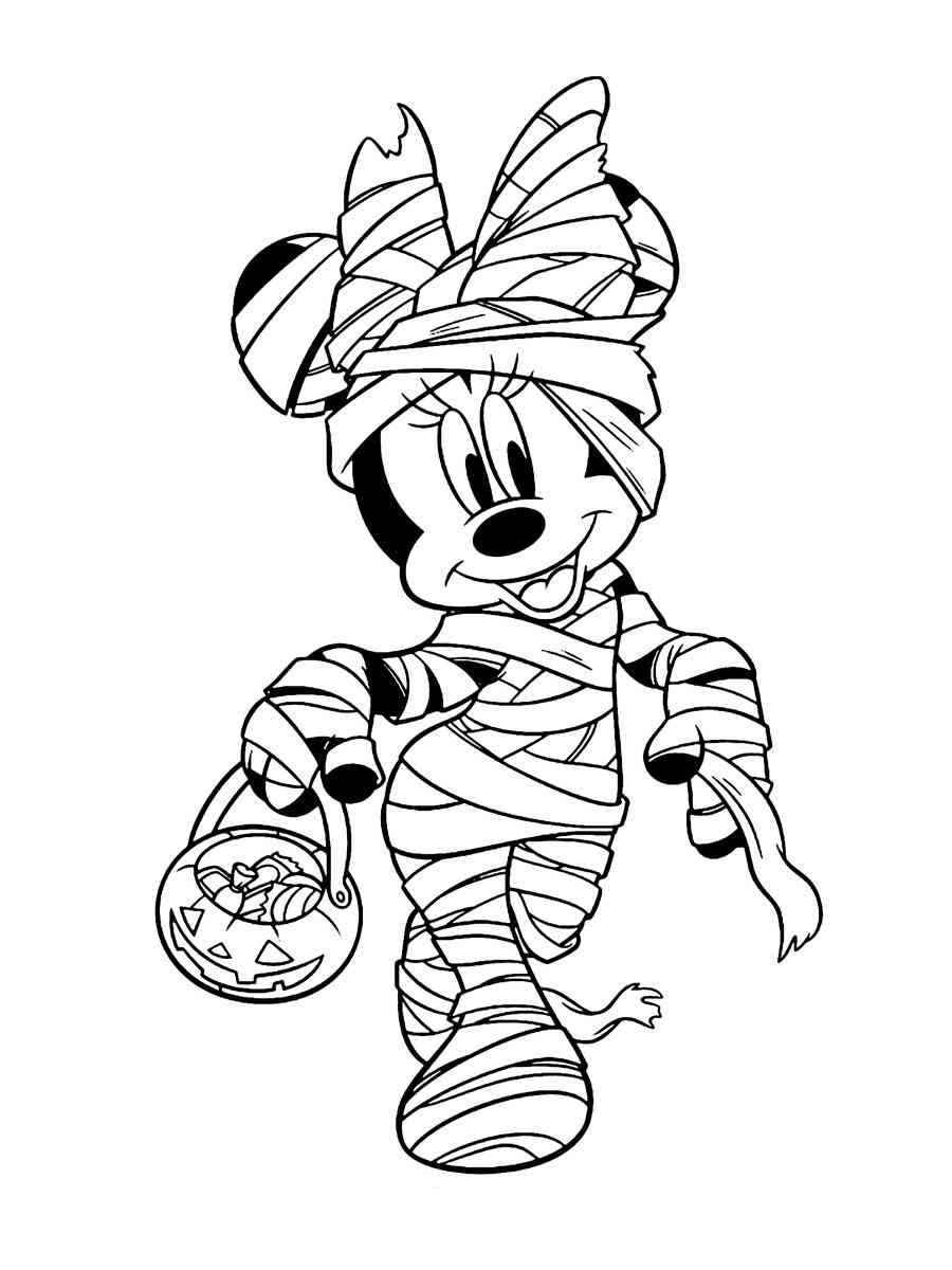 Disney Halloween 23 coloring page