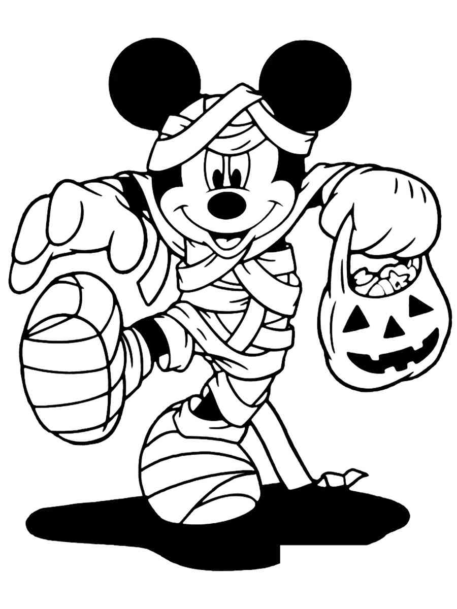 Disney Halloween 3 coloring page
