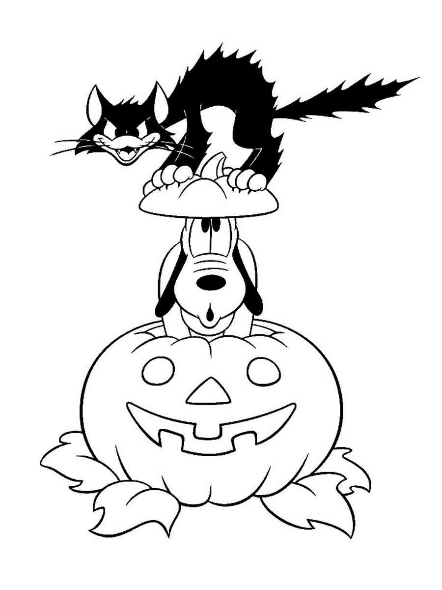 Disney Halloween 8 coloring page