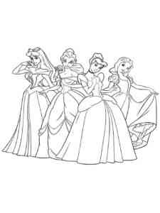 Disney Princess 25 coloring page