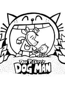 Dog Man 10 coloring page