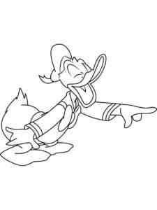 Donald Duck 10 coloring page
