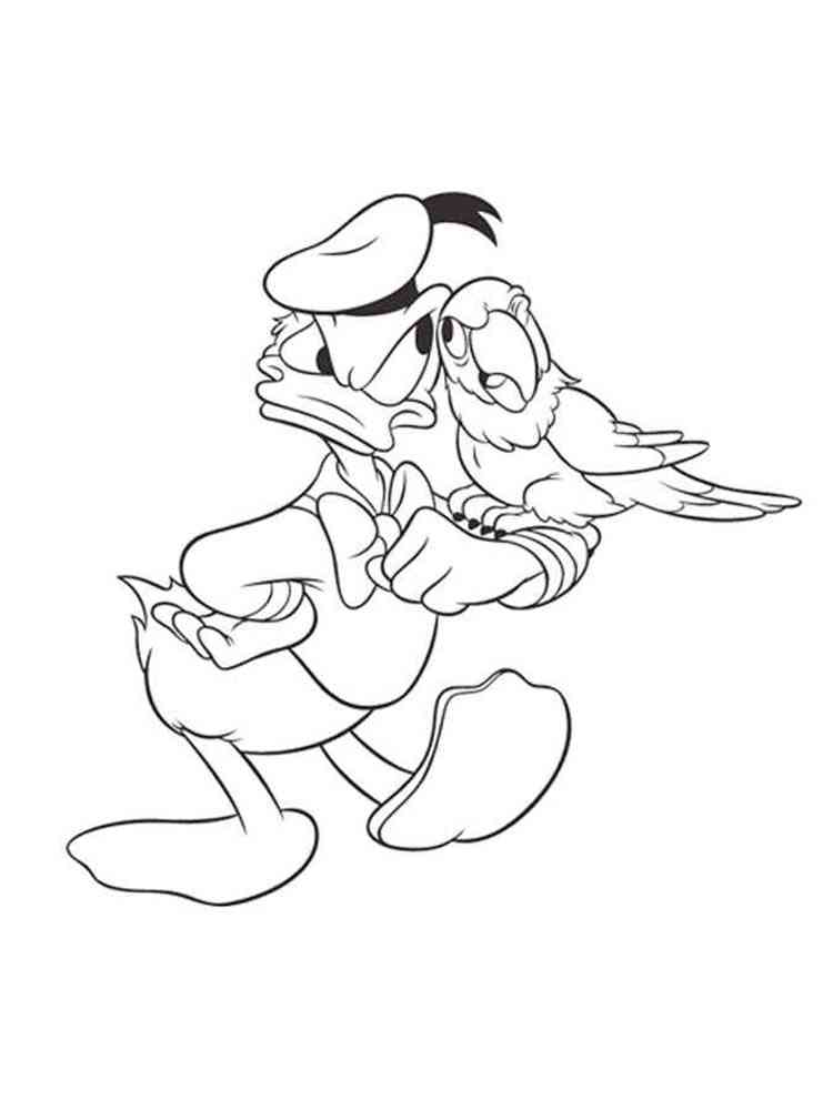 Donald Duck 12 coloring page