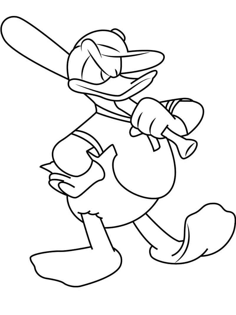 Donald Duck 17 coloring page