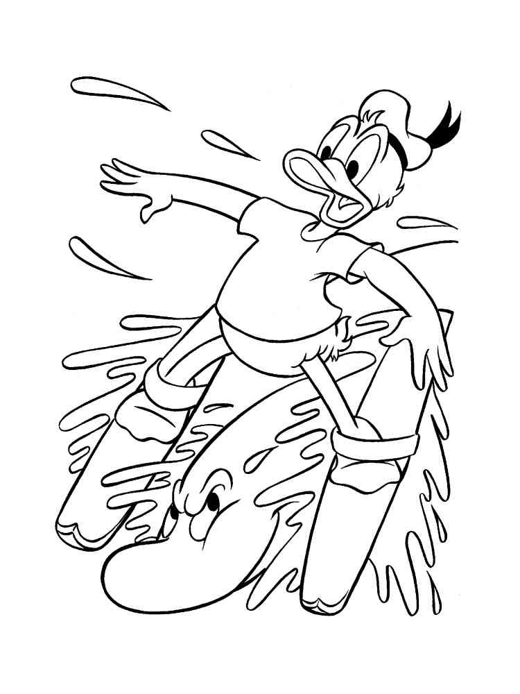 Donald Duck 18 coloring page