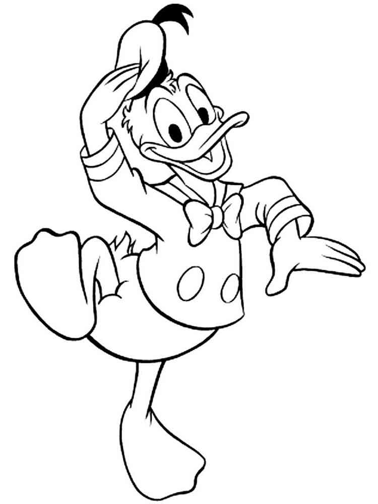 Donald Duck 19 coloring page