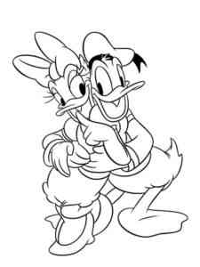 Donald Duck 2 coloring page