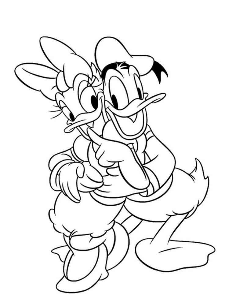 Donald Duck 2 coloring page