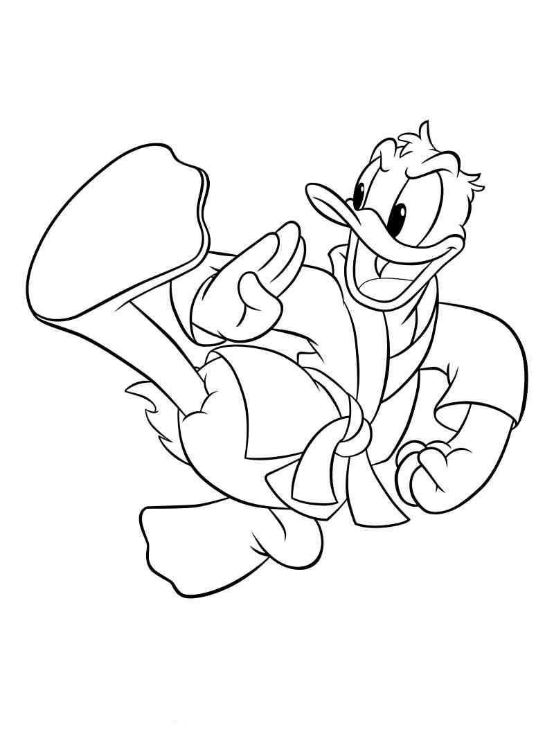Donald Duck 21 coloring page