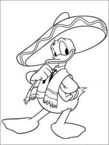 Donald Duck 31 coloring page