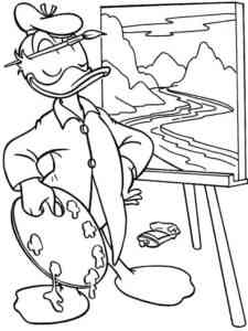 Donald Duck 38 coloring page