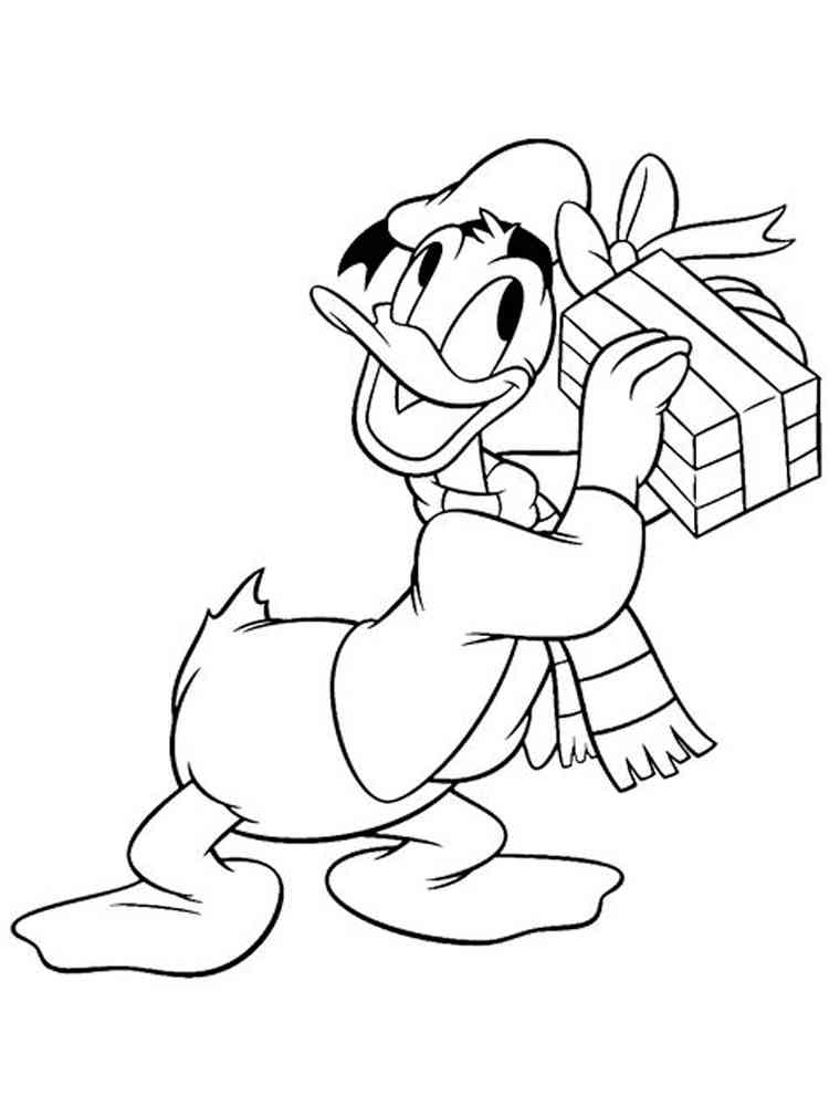 Donald Duck 4 coloring page