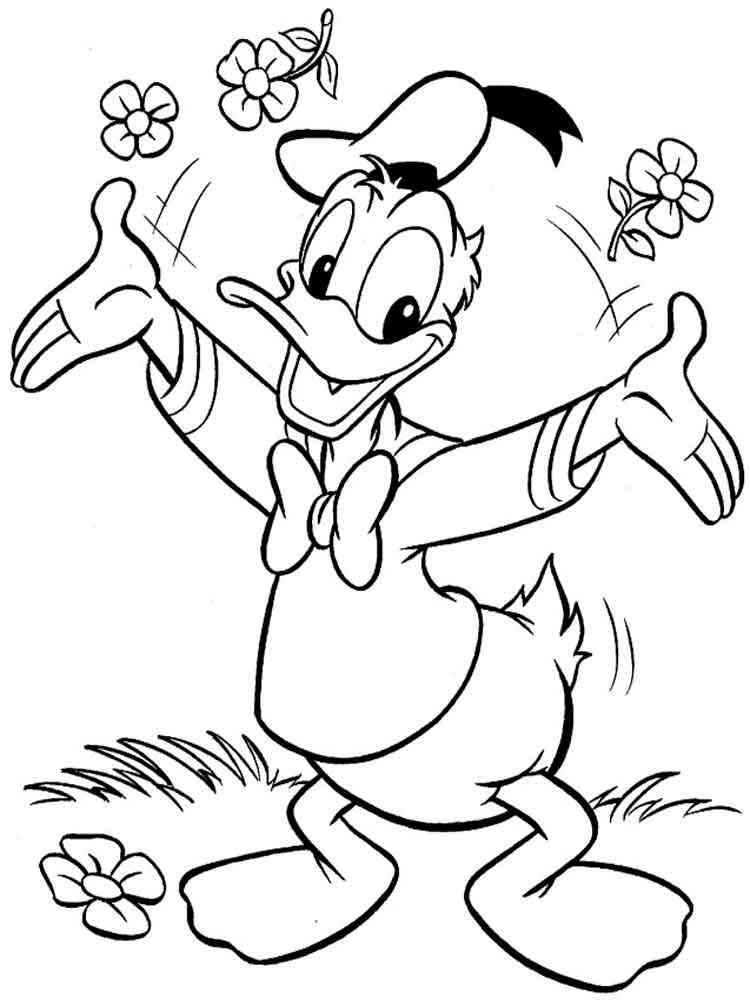Donald Duck 40 coloring page