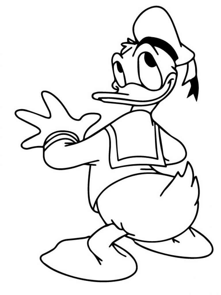 Donald Duck 6 coloring page