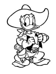 Donald Duck 7 coloring page