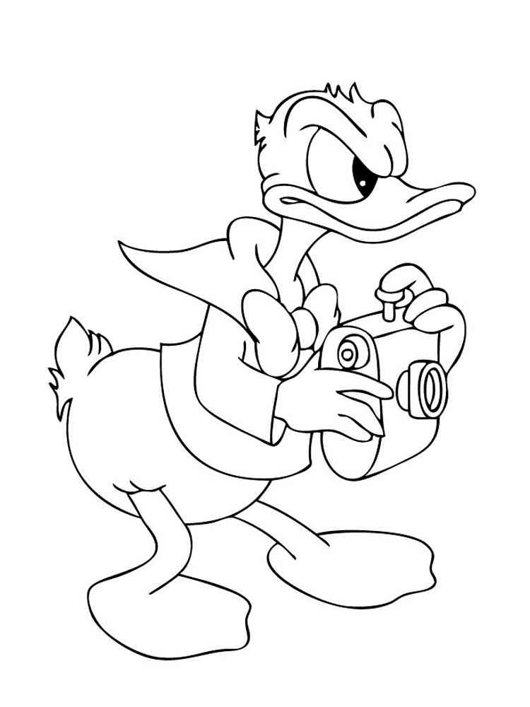 Donald Duck 9 coloring page
