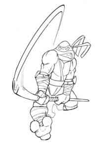 Donatello from Teenage Mutant Ninja Turtles 16 coloring page