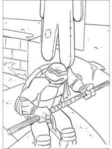 Donatello from Teenage Mutant Ninja Turtles 17 coloring page