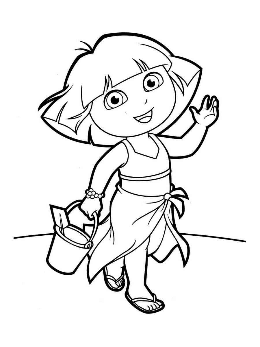 Dora The Explorer 36 coloring page