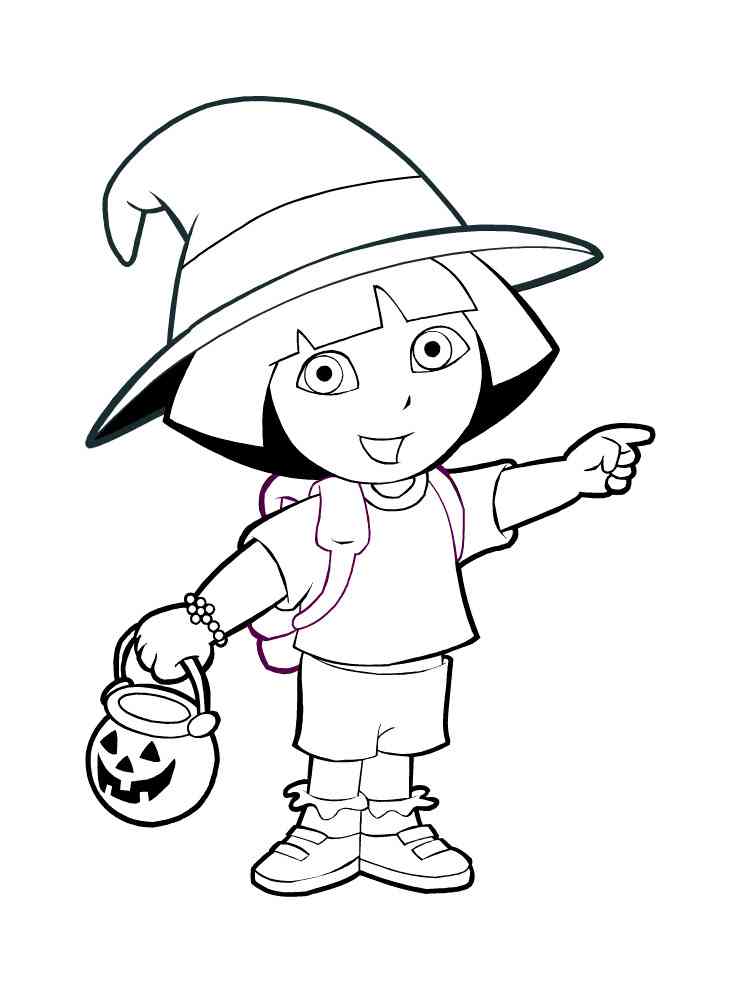 Dora The Explorer 4 coloring page